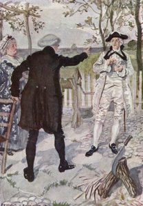 Illustration für Der Pfarrer von Wakefield von Oliver Goldsmith von Edmund Joseph Sullivan