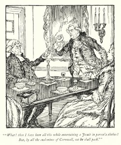 Illustration für Der Pfarrer von Wakefield von Oliver Goldsmith von Edmund Joseph Sullivan