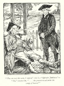Illustration für Der Pfarrer von Wakefield von Oliver Goldsmith von Edmund Joseph Sullivan
