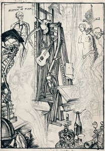 Der Karikaturist - Stufe IV, um 1920