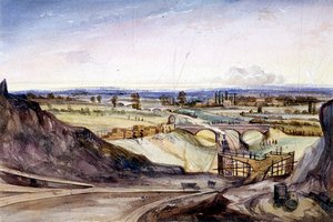 Gesamtansicht von Hampstead, London, 1837