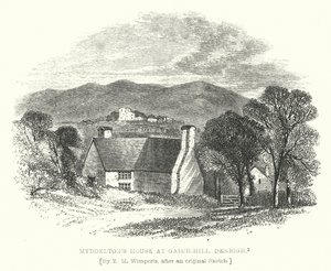Myddeltons Haus in Galch-Hill, Denbigh (Stich) von Edmund Morison (after) Wimperis