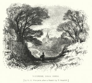 Whitkirk, bei Leeds (Gravur) von Edmund Morison (after) Wimperis