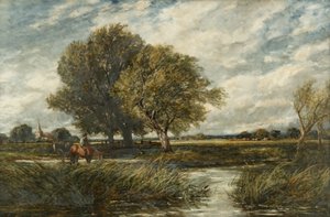Pferde tränken von Edmund Morison Wimperis