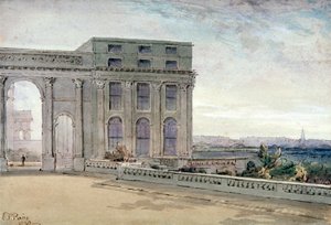 Ansicht von Chester Terrace, Regent