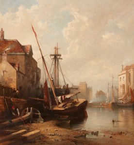 Der Hafen von Leith