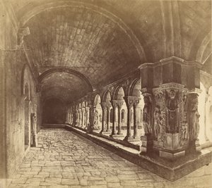 [Arles. Kreuzgang von St. Trophime] von Édouard Baldus