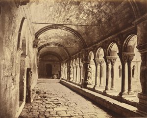 Arles. Kreuzgang von Saint-Trophime von Édouard Baldus