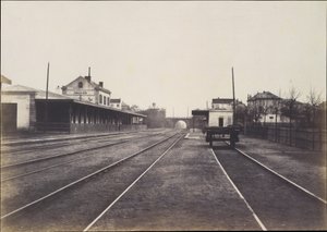 Bahnhof von Enghien von Édouard Baldus