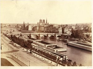 Panorama der Cité von Édouard Baldus