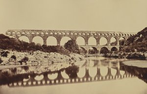 Pont du Gard von Édouard Baldus