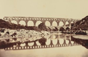Pont du Gard von Édouard Baldus