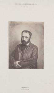 Porträt von Paul Chenavard, aus der Serie "Histoire des Artistes Vivants"