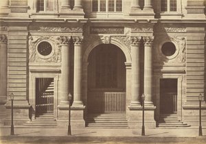 Das Erdgeschoss des Pavillon Turgot, Louvre, Paris von Édouard Baldus