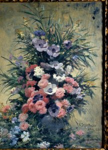 Blumenstrauß mit Anemonen von Edouard Debat Ponsan