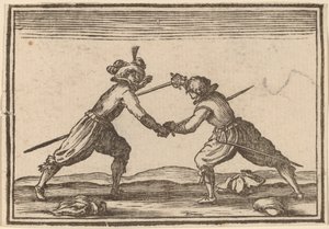 Duell mit Schwertern
