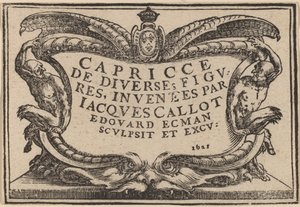 Titelseite für "Die Capricci"