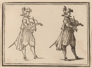 Geiger von Edouard Eckman after Jacques Callot