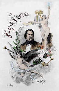Frontispiz von „Die lässliche Sünde“ von Honoré de Balzac. Illustration von Paul Avril, 1901
