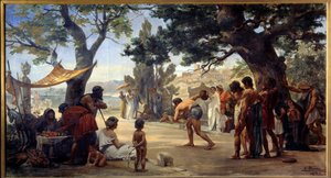 Griechische Antike: „Das Diskusspiel“ (Diskobolos) von Edouard Joseph Dantan