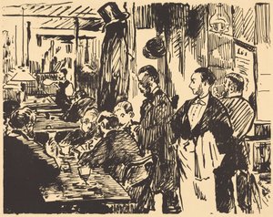 Im Café von Édouard Manet