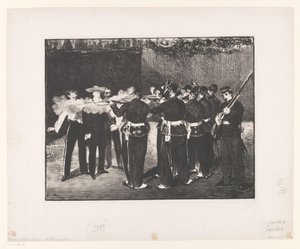 Hinrichtung von Kaiser Maximilian von Édouard Manet