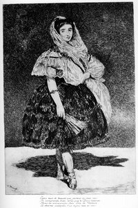 Lola de Valence, ca. 1850-1880 von Édouard Manet