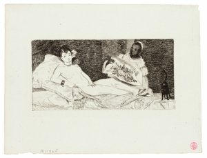 Olympia (veröffentlichte Platte) von Édouard Manet