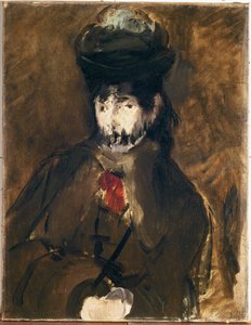 Porträt von Berthe Morisot mit Schleier