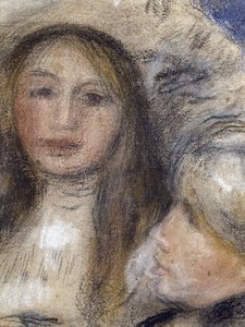 Porträt von Berthe Morisot und ihrer Tochter von Édouard Manet