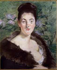 Porträt einer Unbekannten oder Die Frau im Pelz von Édouard Manet