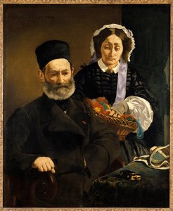 Porträts von Monsieur und Madame Auguste Manet, Eltern des Künstlers von Édouard Manet