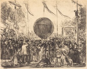 Der Ballon, 1862 von Édouard Manet