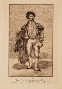 Der Tänzer (Mariano Caprubi) von Édouard Manet