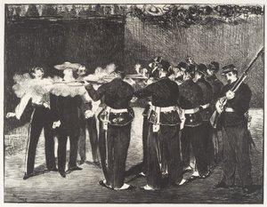 Die Erschießung Kaiser Maximilians von Édouard Manet
