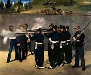 Die Hinrichtung des Kaisers Maximilian, 1867-8 von Édouard Manet