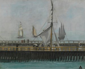 Der Steg von Boulogne-sur-Mer, 1868 von Édouard Manet