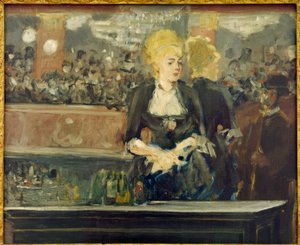 Studie für die Bar in den Folies-Bergère