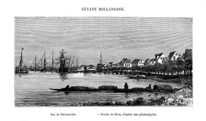 Paramaribo, Republik Suriname, 19. Jahrhundert