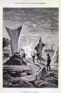 Die Mitternachtssonne in „Die Kinder des Kapitän Grant“ von Jules Verne