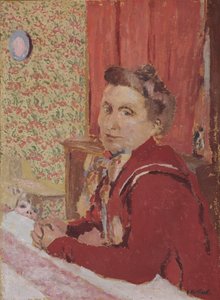 Madame Roussel im rötlich-braunen Bademantel, 1901