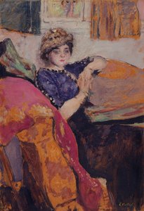 Mlle. Nathanson im Atelier des Künstlers, ca. 1912