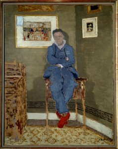 Porträt des Malers Felix Vallotton (1865-1925) von Edouard Vuillard