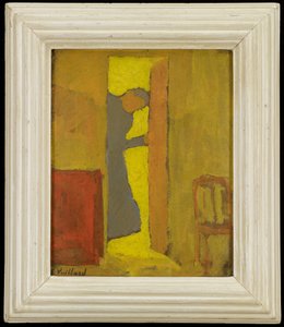 Die Mutter des Künstlers öffnet eine Tür von Edouard Vuillard