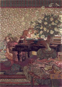 Die Privatsphäre. Dekoration für die Bibliothek von Dr. Vaquez von Edouard Vuillard