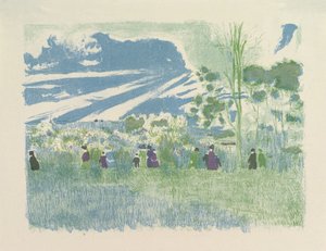 À Travers Champs (Über die Felder), aus der Serie Landschaften und Innenräume