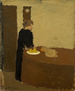 Frau in Schwarz von Edouard Vuillard