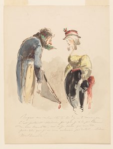 Die Begrüßung auf dem Maskenball von Edouard de Beaumont
