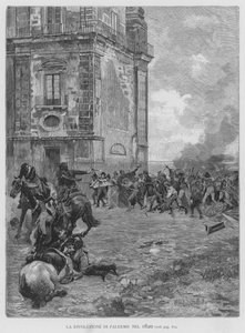 Die Revolution von Palermo im Jahr 1820 von Edouardo Matania