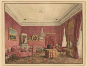 Der Salon des Grafen Moritz von Putbus von Eduard Gaertner